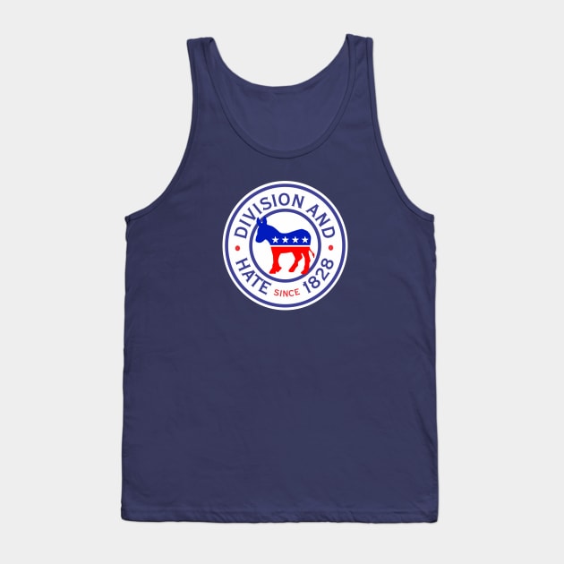 Democratic Party Tank Top by Tom Stiglich Cartoons